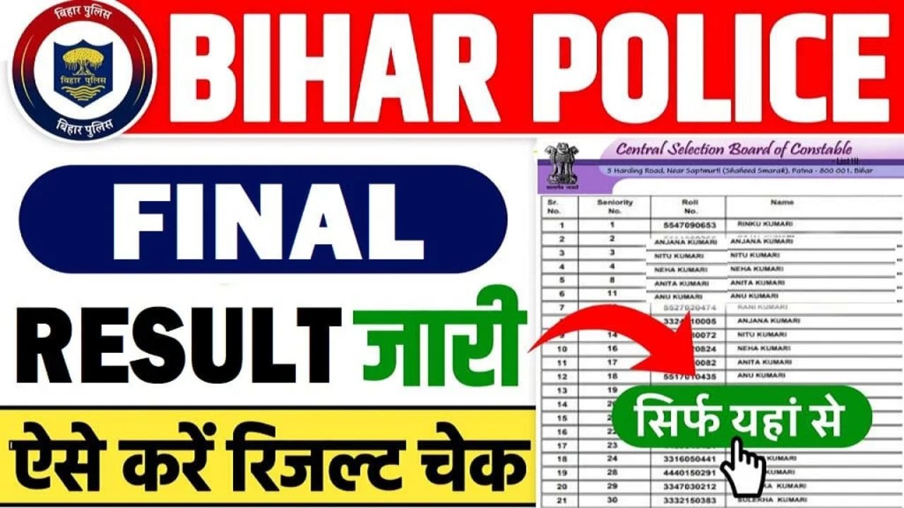 Bihar Police Constable Final Merit List 2026: Expected Release, Selection Process, Cut-Off & Updates